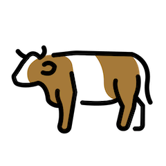 Cow on Openmoji