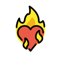 Cœur En Feu on Openmoji