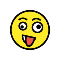 Zany Face on Openmoji