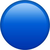 Blue Circle on Apple