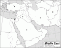 Middle East Political Map