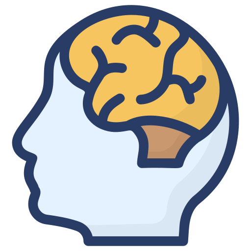 Human brain Generic Outline Color icon