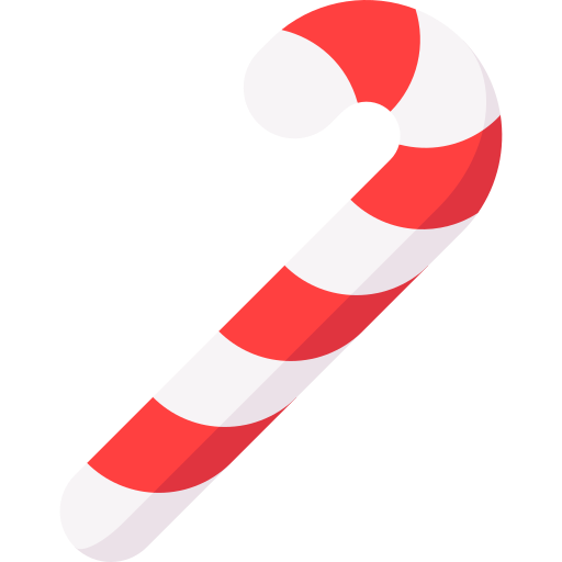 Candy cane Special Flat icon