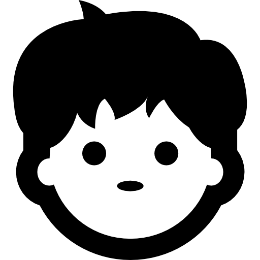 Boy face icon