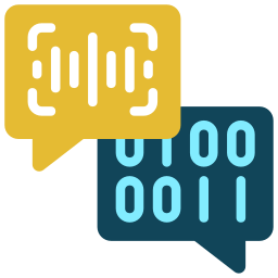 Natural language processing icon