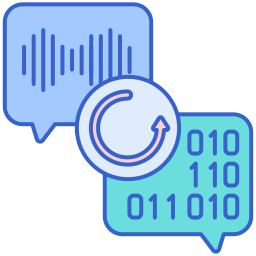 Natural language processing icon