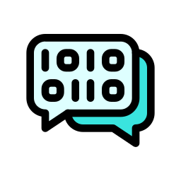 Binary codes icon