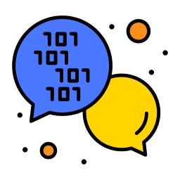 Binary code icon