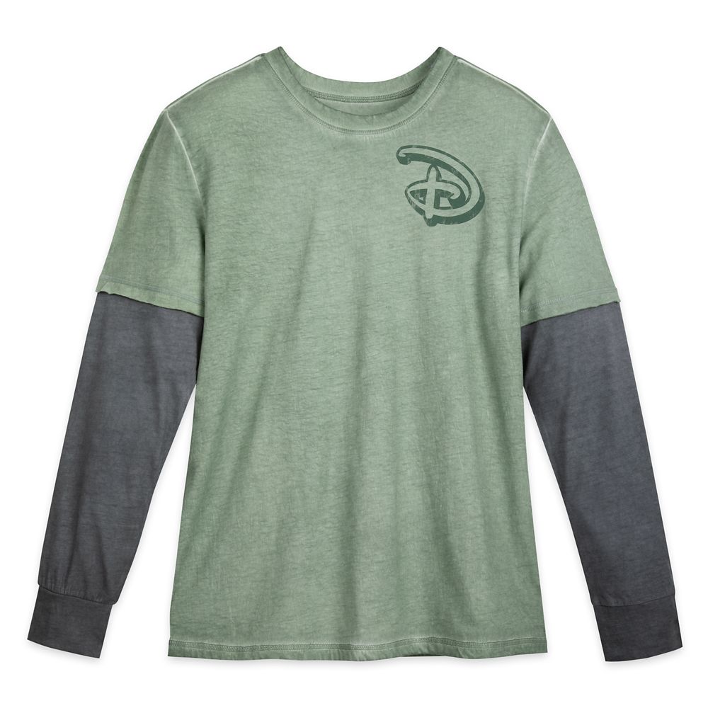 Walt Disney World Long Sleeve Layered T-Shirt for Adults here now