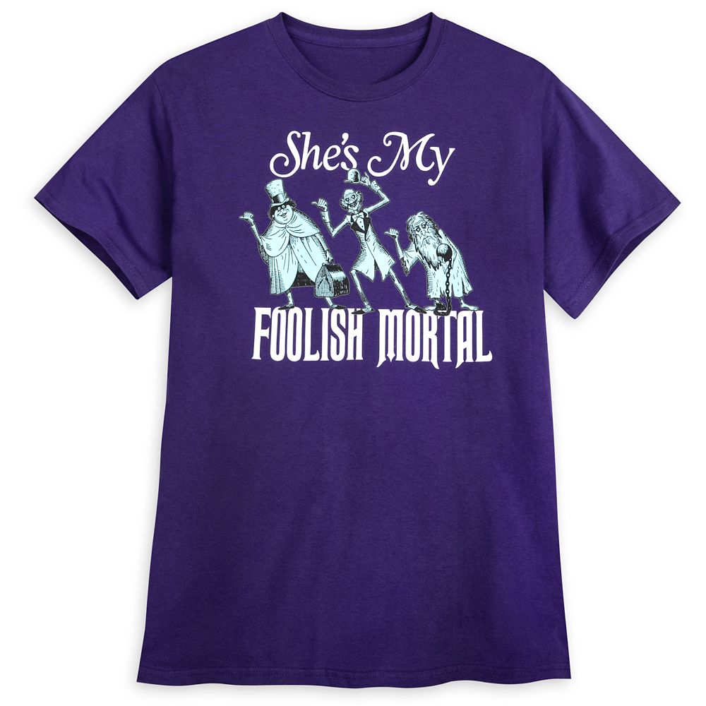 The Haunted Mansion ”She’s My Foolish Mortal” T-Shirt for Adults – Buy Now