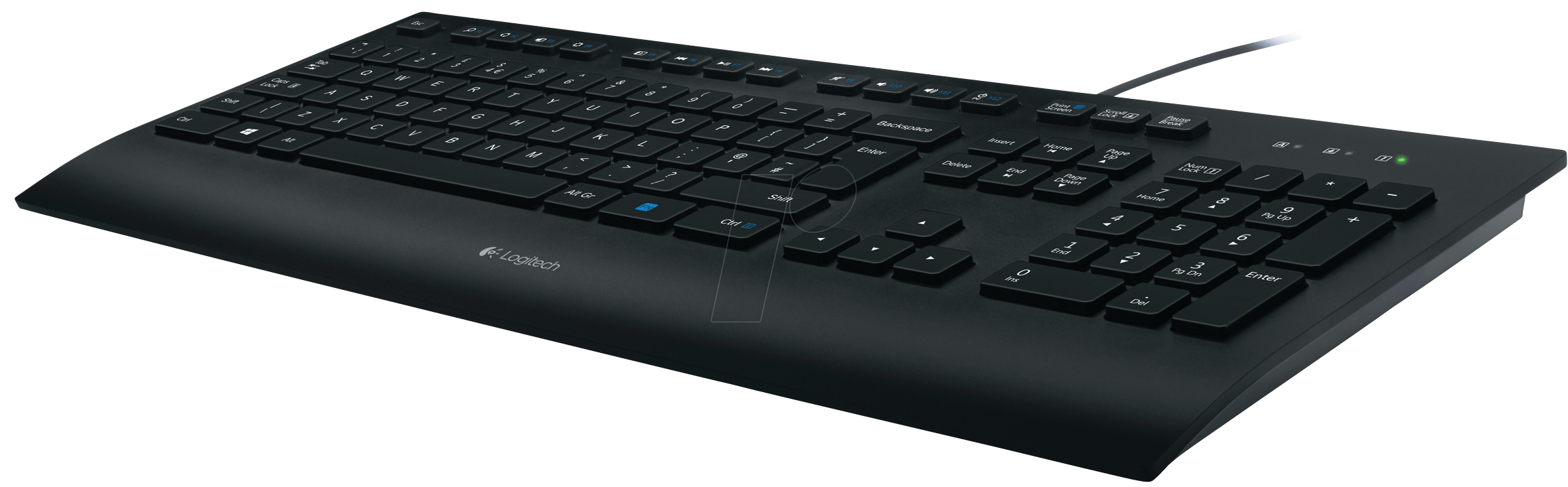 LOGITECH K280E: Keyboard - USB - black at reichelt elektronik