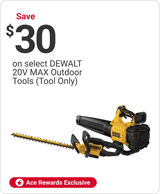 Save $30 on select DEWALT 20V MAX Outdoor Tools (Tool Only)