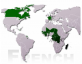 Countries where French is an official language