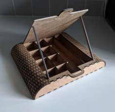 Laser Cut ANEW Art Storage And Easel With Lid Management