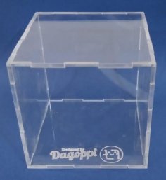 Laser Cut Acrylic Box 10x10x10 cm Inside Dimensions