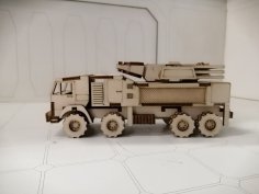 Laser Cut Pantsir-S1 3D Model Free Vector