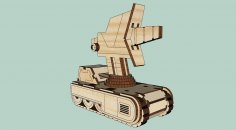 Laser Cut Sonic Tank Dune 2 Free Vector