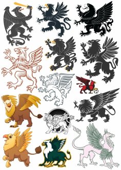 Griffin Vector Art Free Vector