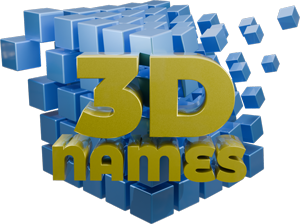 3D Names Logo