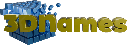 3D Names Logo