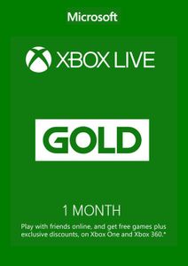 1 Month Xbox Live Gold Membership (Xbox 360)