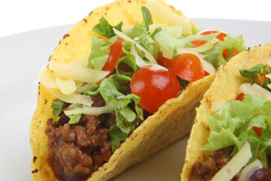 ground beef tacos