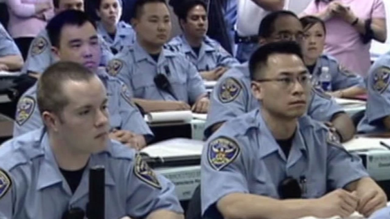 A class from the San Francisco Police Department Cadet Academy.