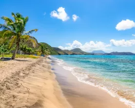 Stroll along the beautiful beaches of the Caribbean