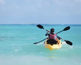 Kayak the clear blue waters of Belize