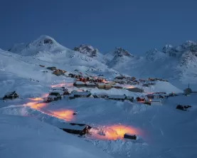 Early morning in Tasiilaq, East Greenland