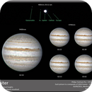 Jupiter in different focal lenghts, Koen Dierckens