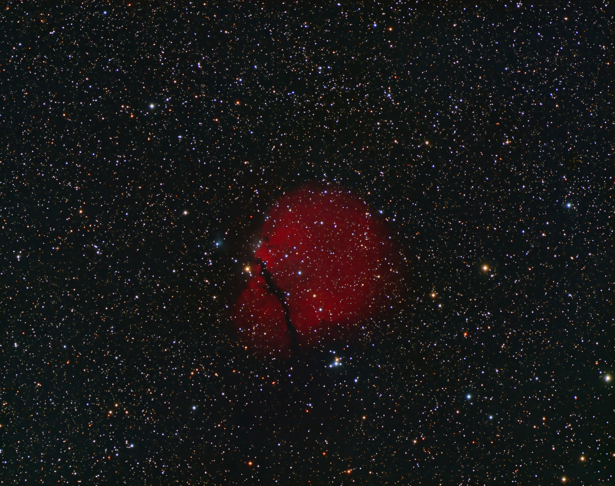 Sh2-302 - Snowman Nebula - (HOORGB), Samuel Khodari