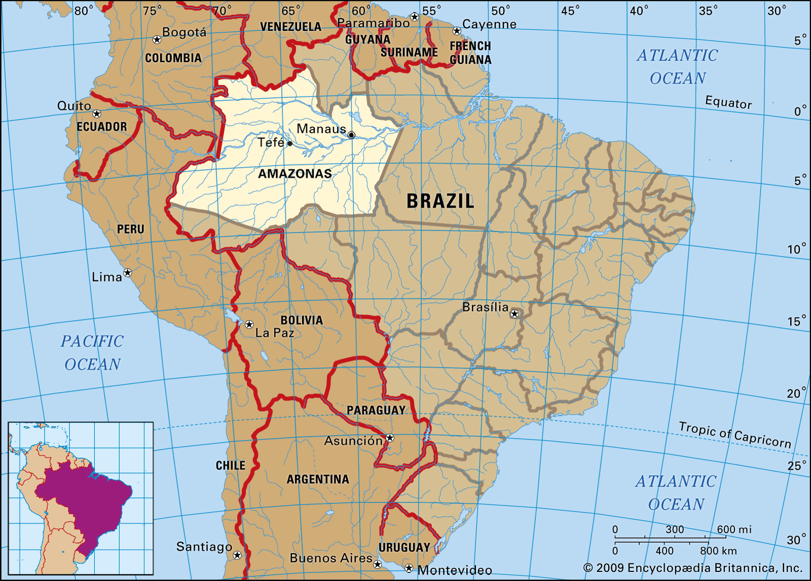 Mapa Da Amazonia