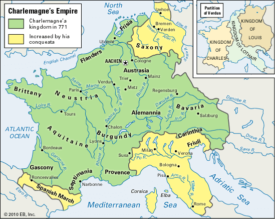 Charlemagne's
empire