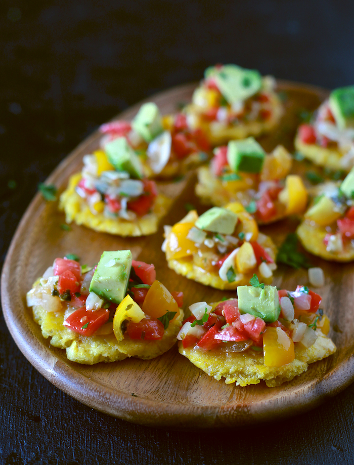 Bruschetta tostones