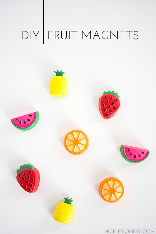 Diy fruit magnets