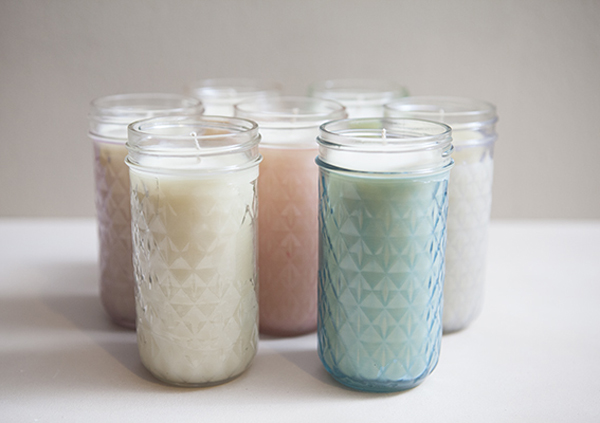 Diy mason jar candles