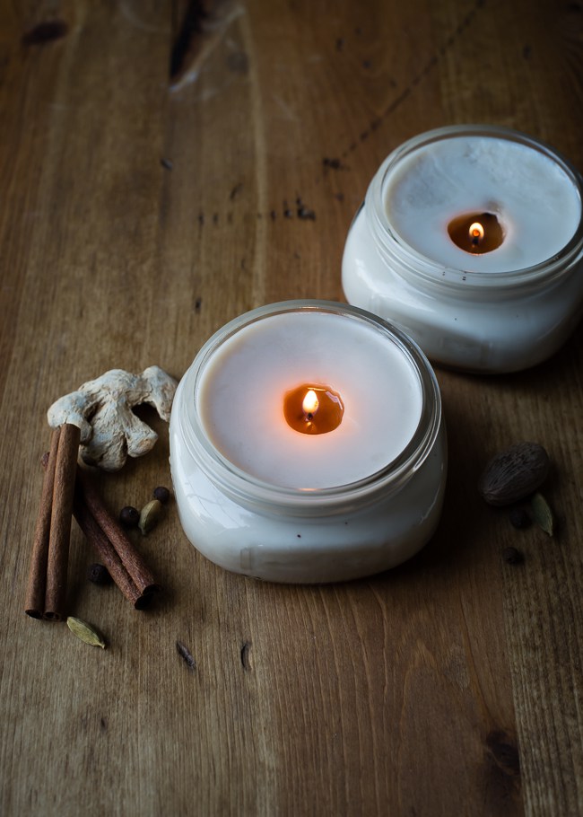 Diy chai candles