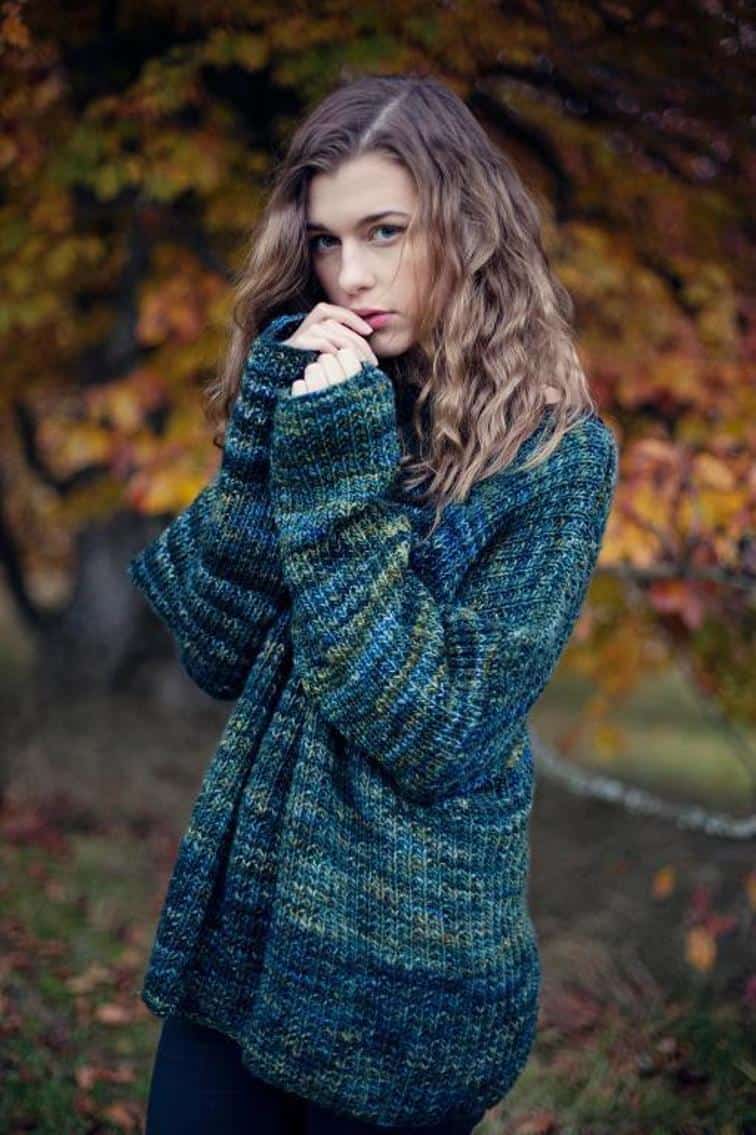 Mystery green sweater