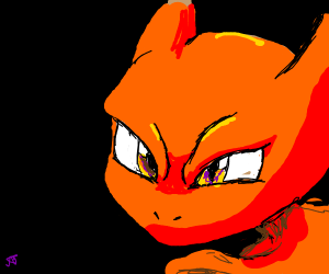 Fiery Mewtwo