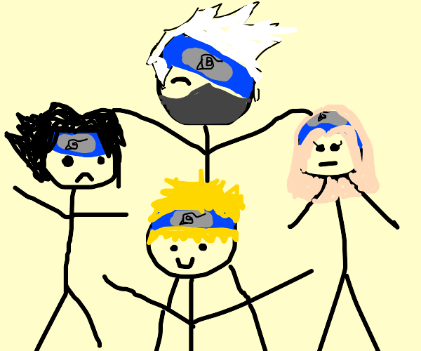 THE ENTIRE NARUTO SQUAD