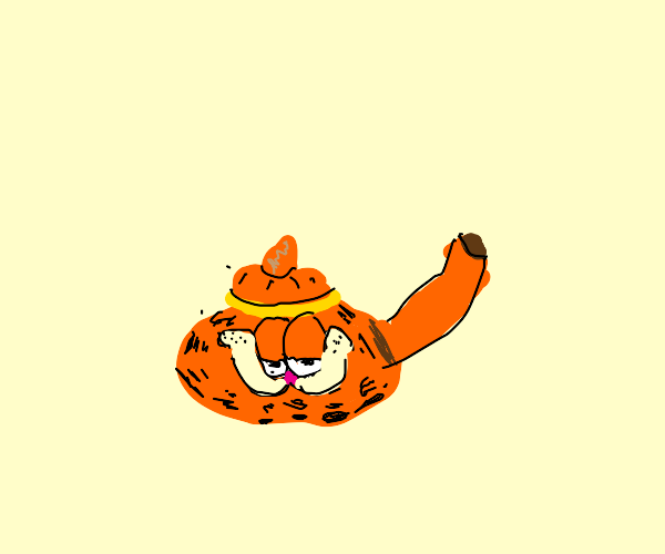 garfield as a teapot