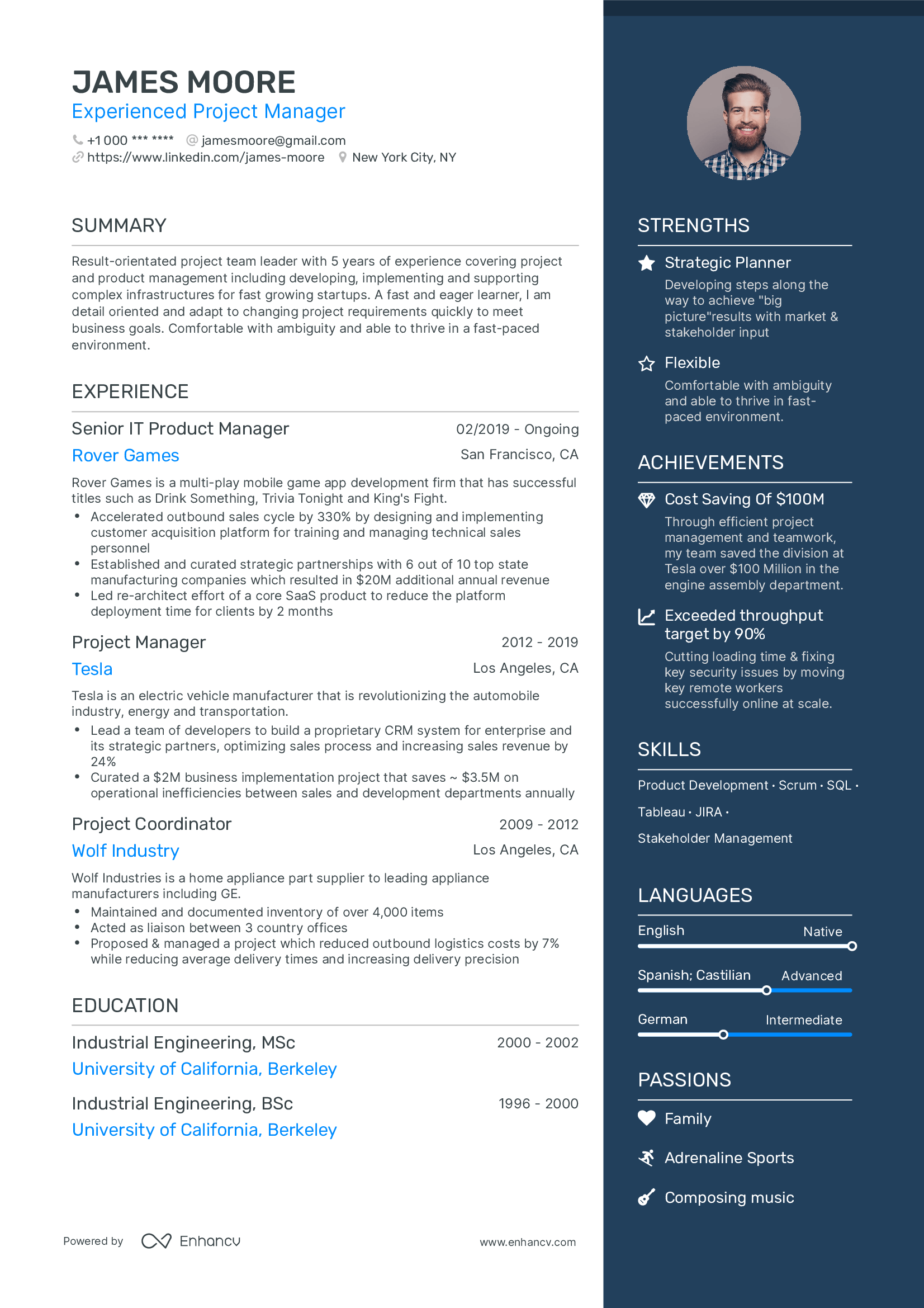 resume template zip file