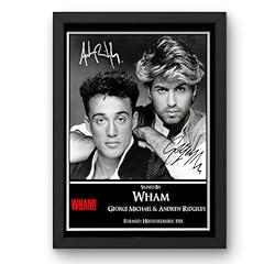 Wham signed framed for sale  Delivered anywhere in UK