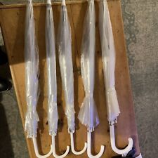 Clear wedding umbrellas for sale  WARRINGTON