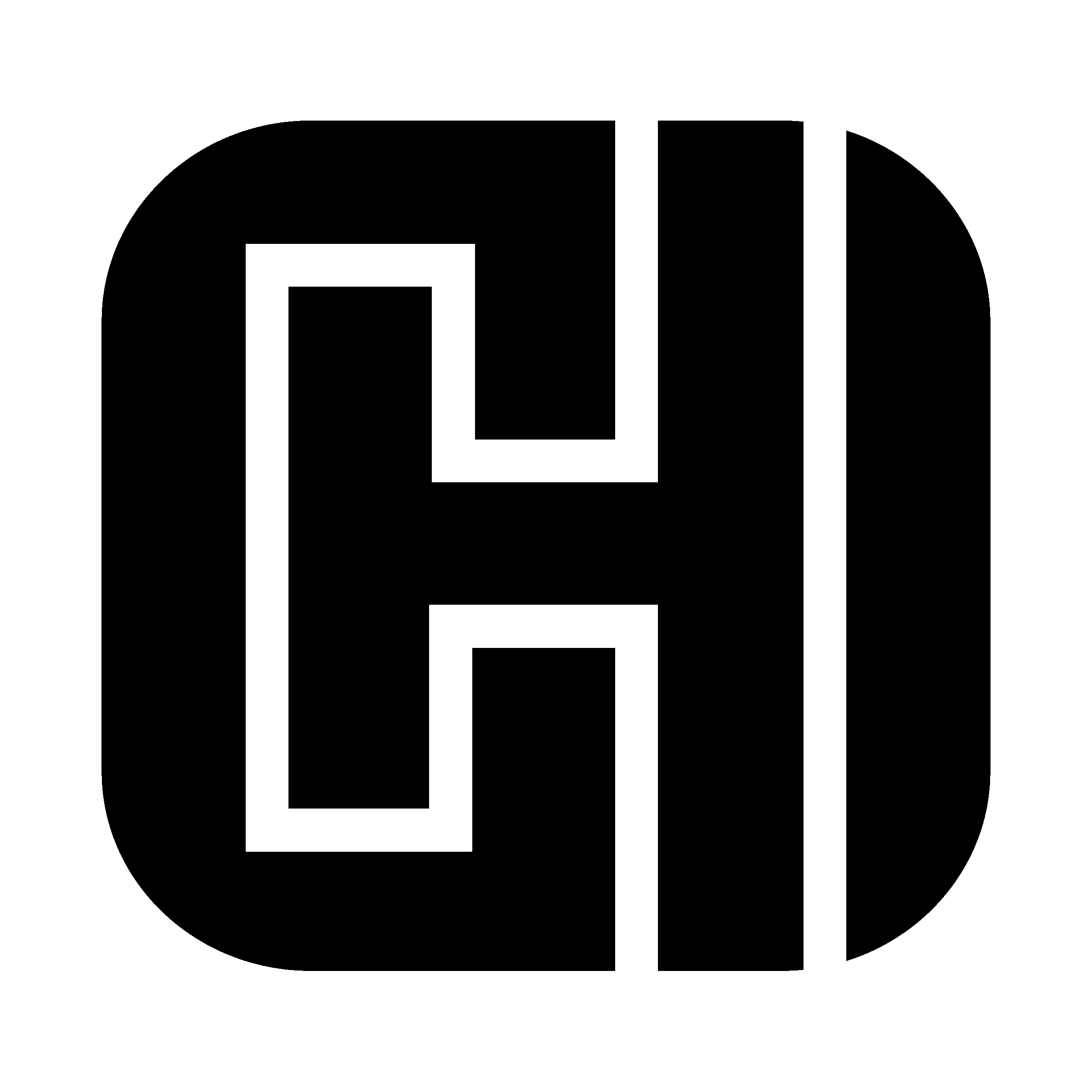 CHI Logo black and white