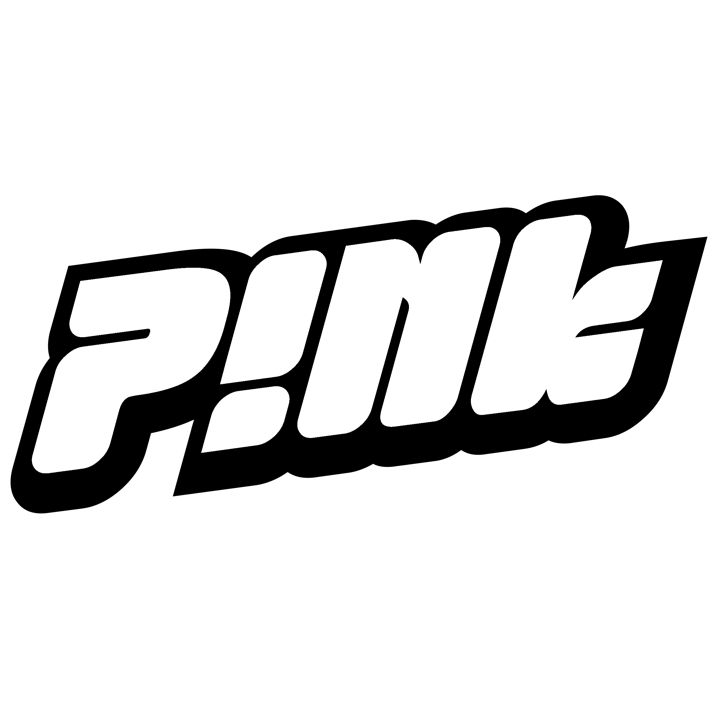 Pink Logo black and white