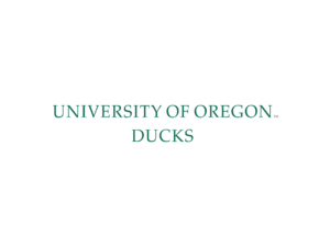 Oregon Ducks Logo