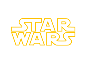 Star Wars Logo Outline