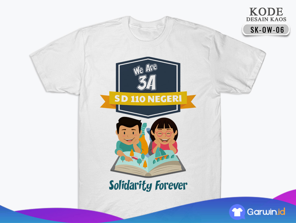 Detail Desain Kaos Untuk Anak Sd Nomer 2